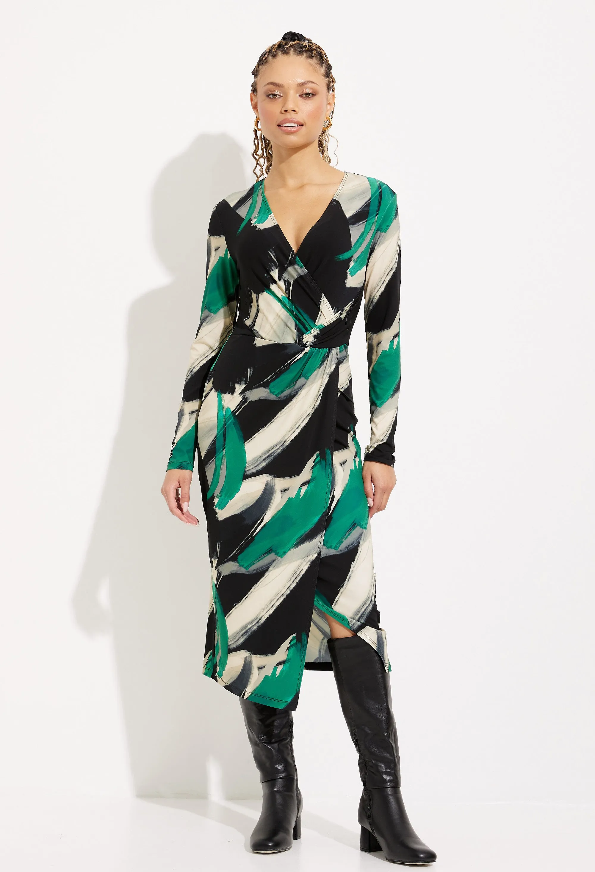 Abstract Print Dress