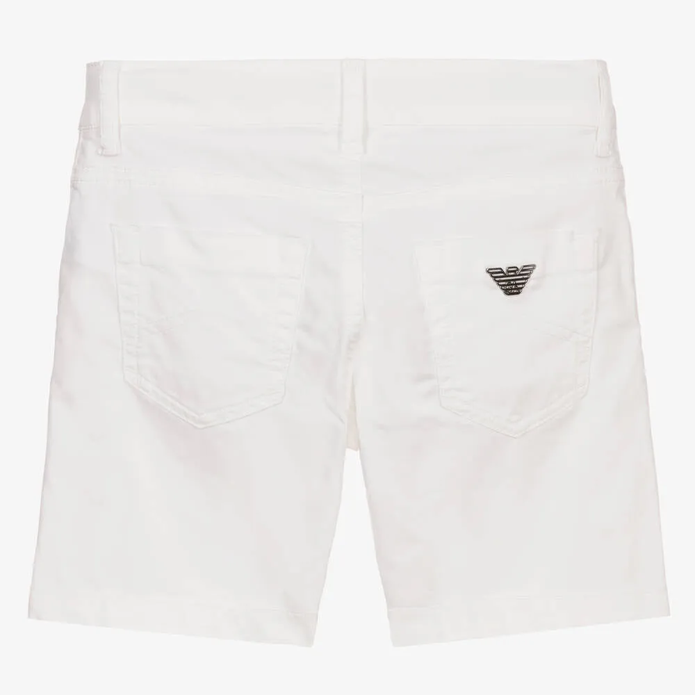 AJ White Bermuda Shorts