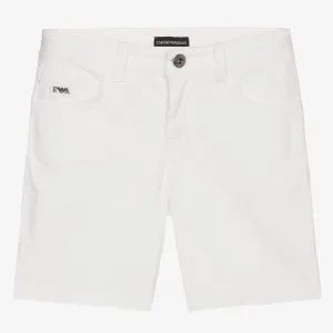 AJ White Bermuda Shorts