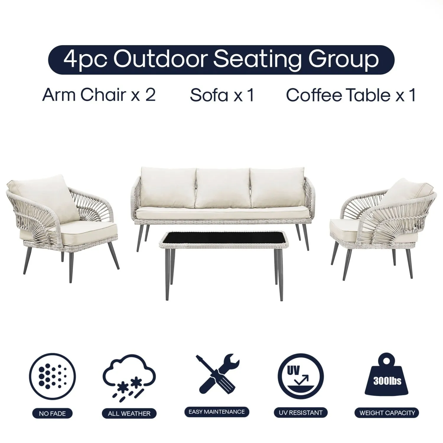 Amarion Patio Conversation Set