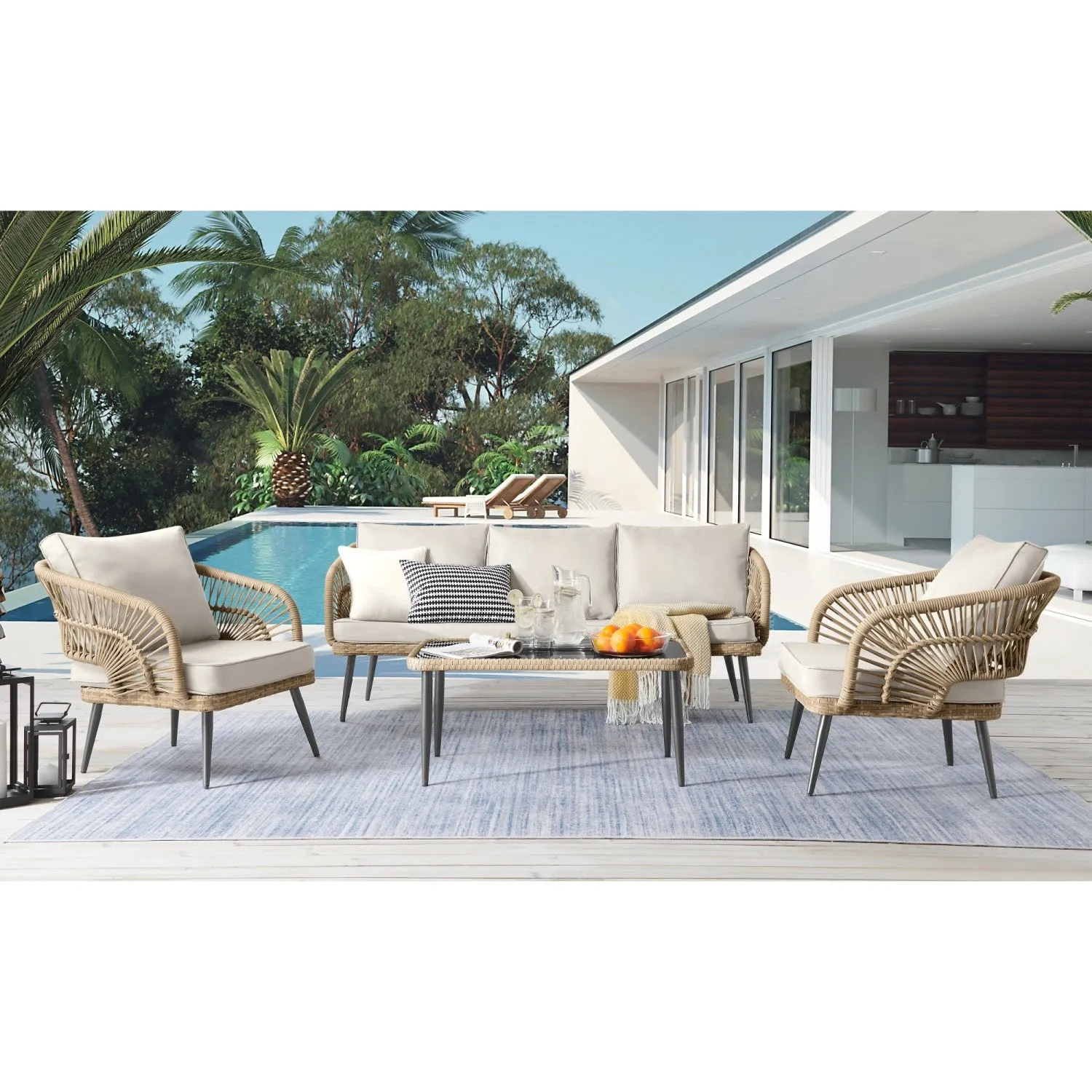 Amarion Patio Conversation Set