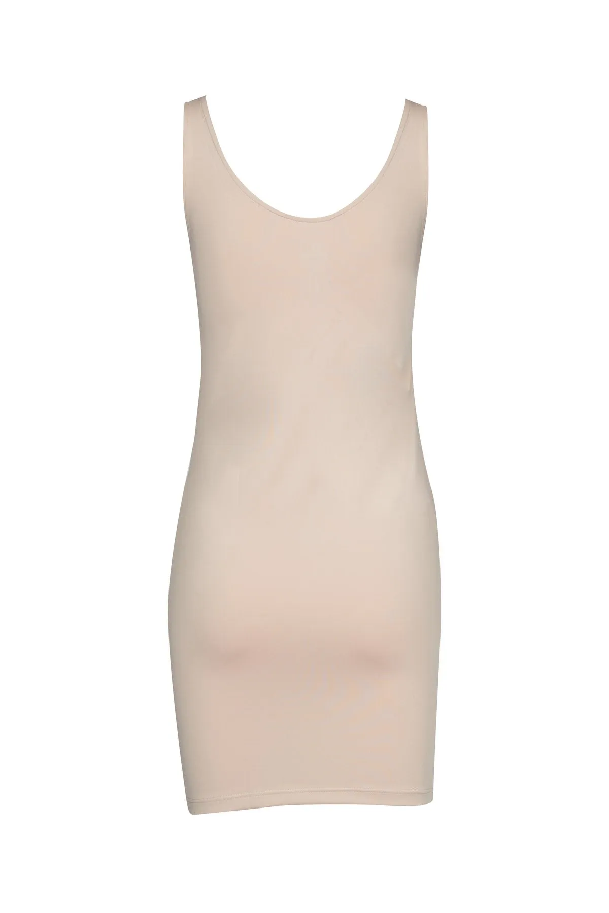 Basic Slip Dress  - Nude