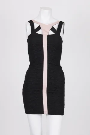 Bershka Textured Bodycon Dress S