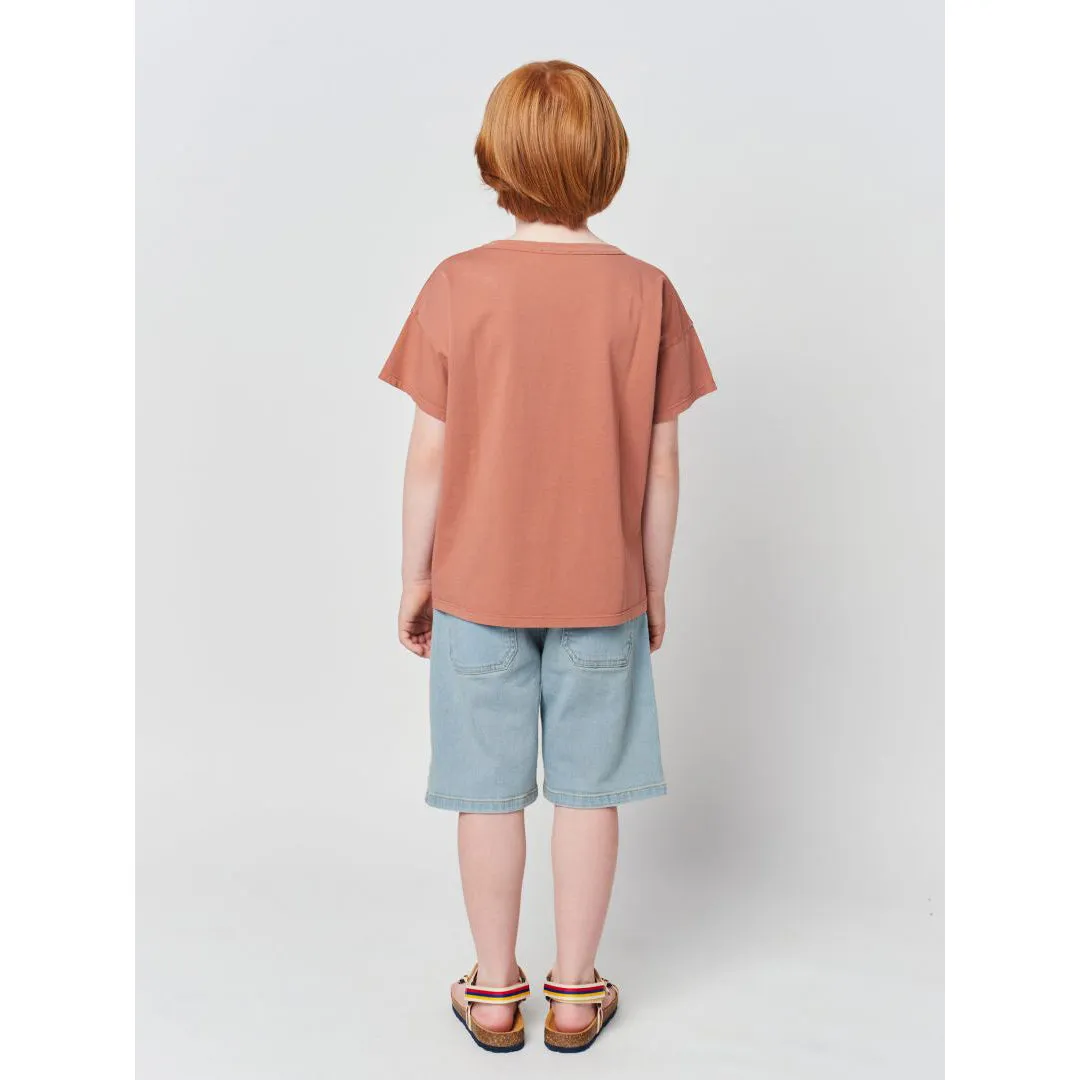 Bobo Choses Bobo Choses Color Block Denim Bermuda Shorts