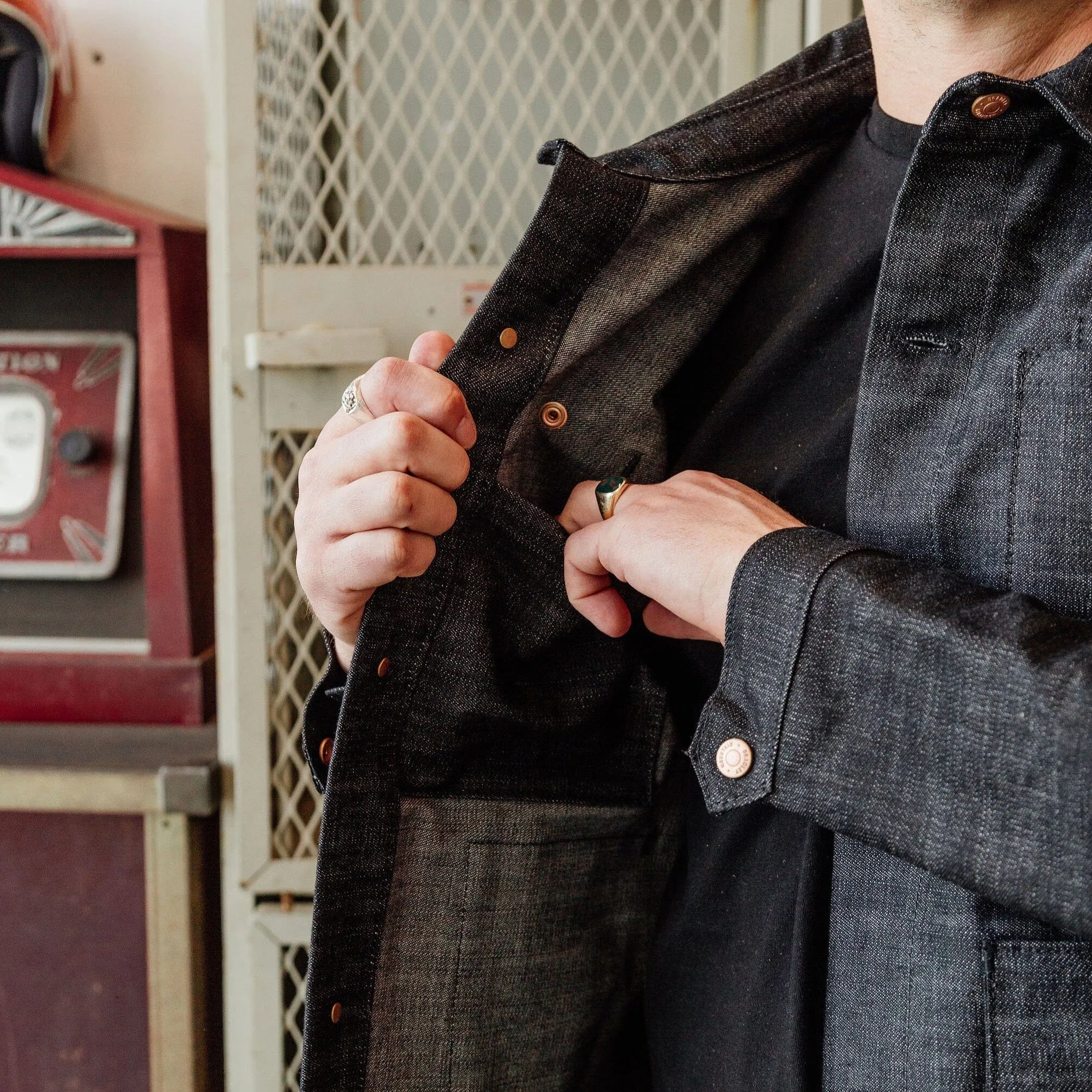 Cabin Jacket -  Black Denim