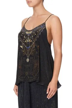 CAMILLA COBRA KING T BACK SHOESTRING TOP