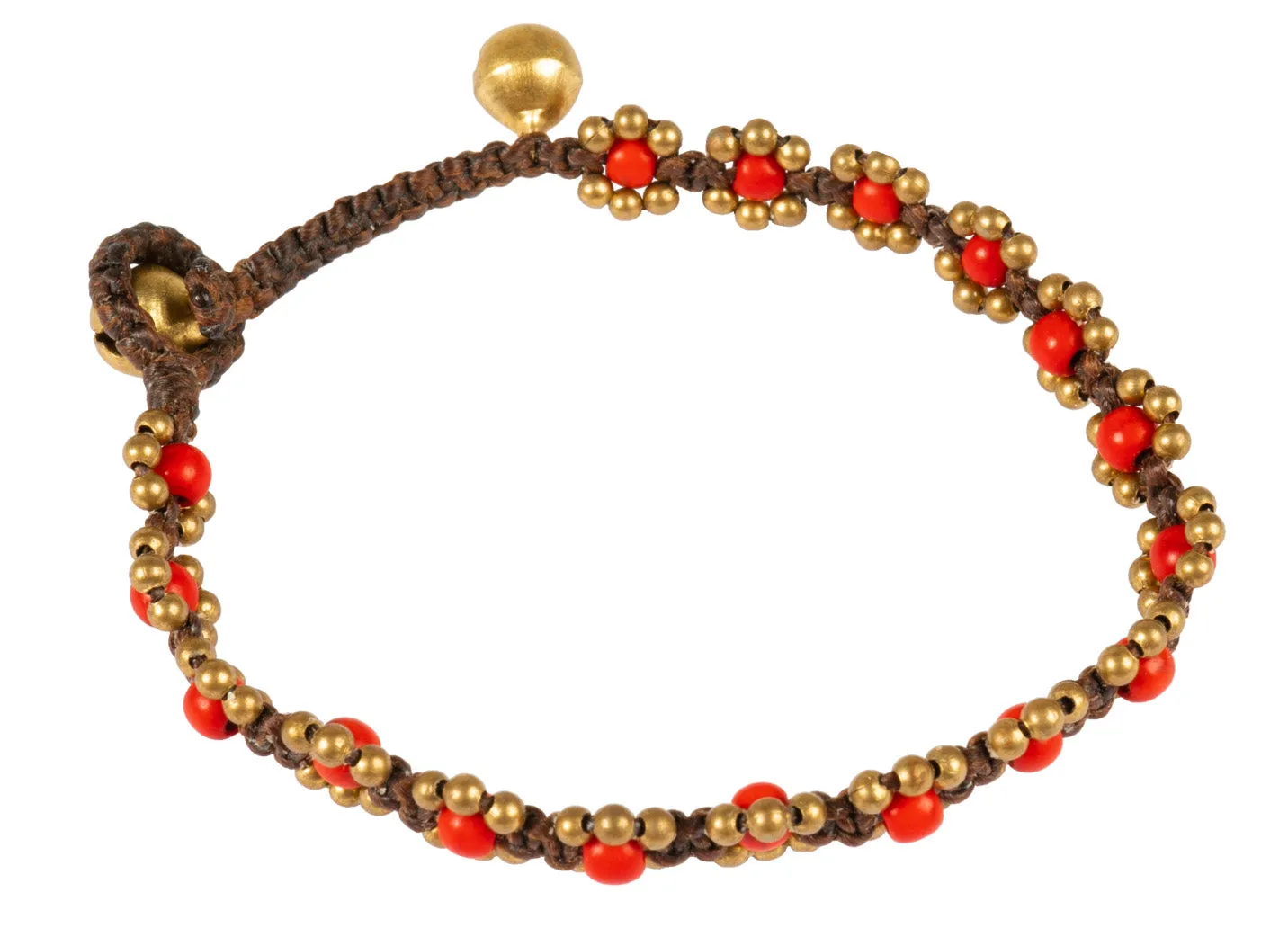 CCcollections Bohemian Bead Bracelet with Bell Fastening Multiple Variations Including Real Pearls