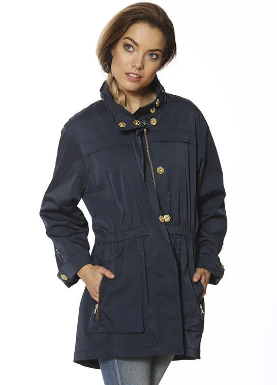 Ciao Milano Tess Anorak Jacket in Navy