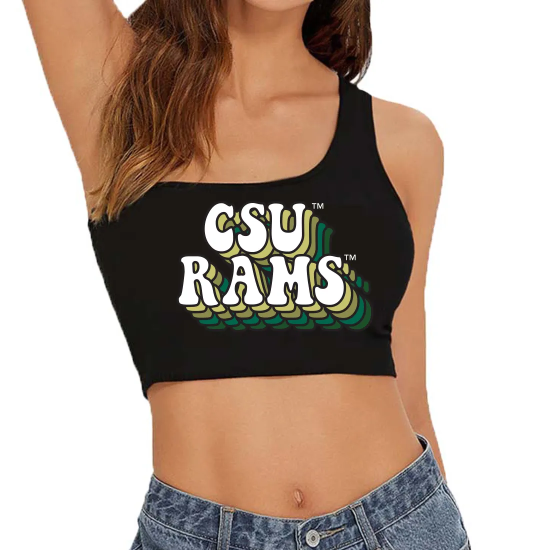 Colorado State One Shoulder Top