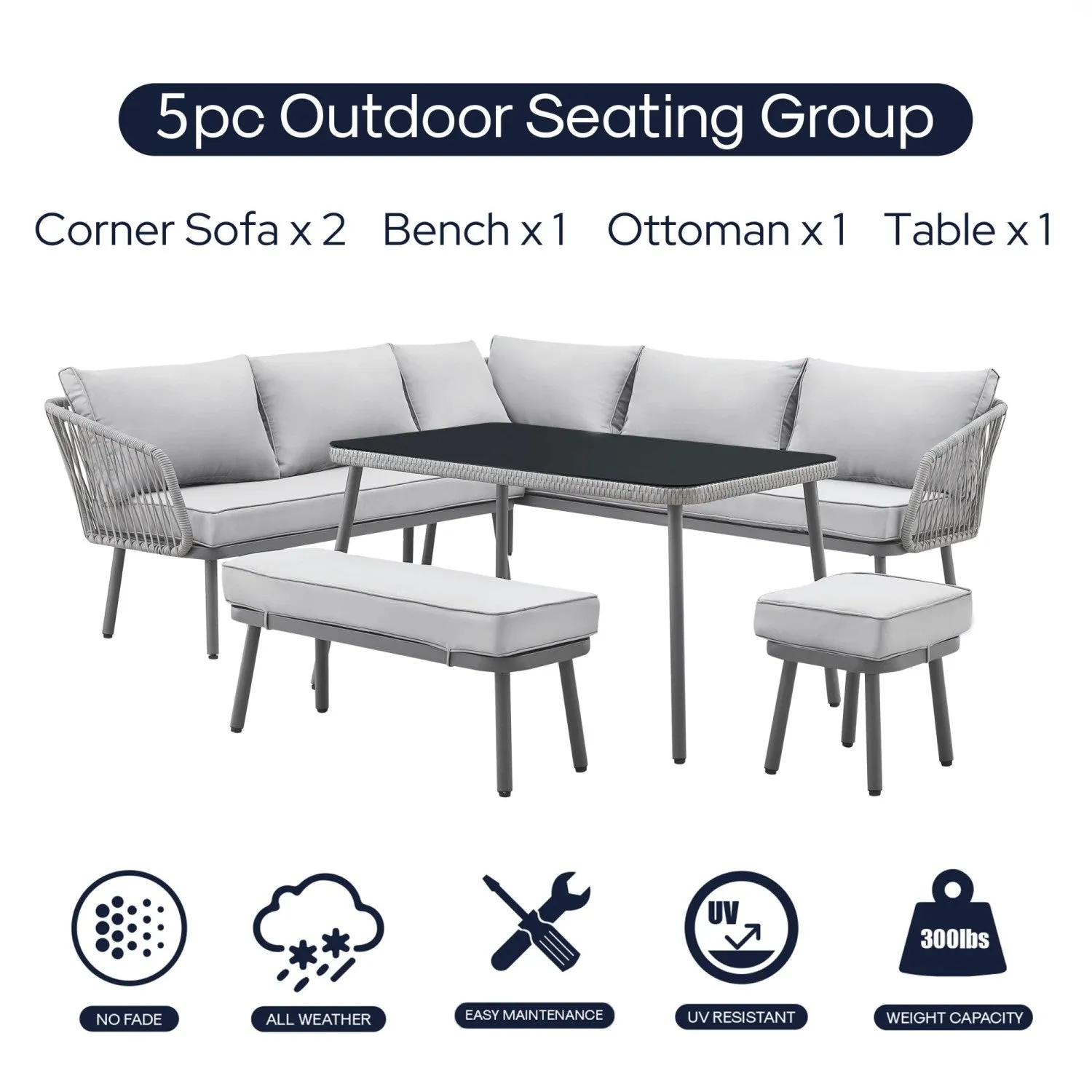 Colter Patio Conversation Set