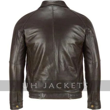 Contemporary Lamb Bomber Men  Jacket