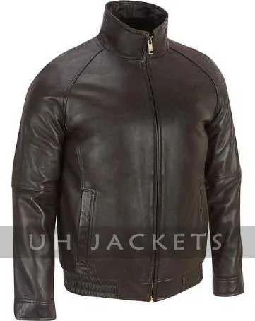 Contemporary Lamb Bomber Men  Jacket