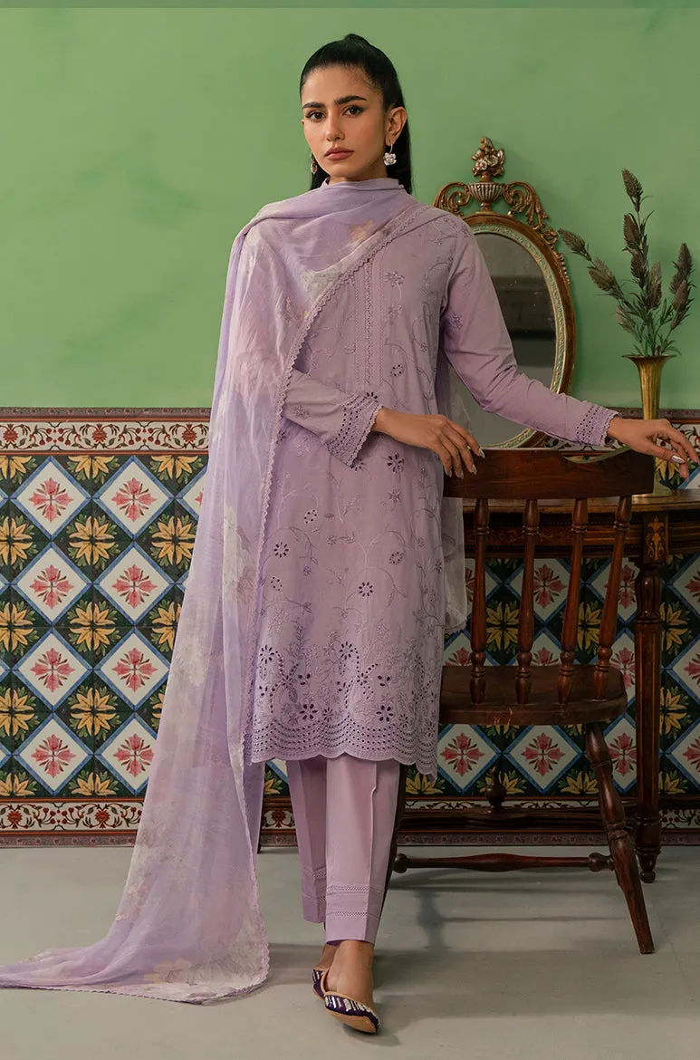 Cross Stitch Mahiri Lawn 2024 – LILAC HAZE-3 PIECE LAWN EMBROIDERED SUIT