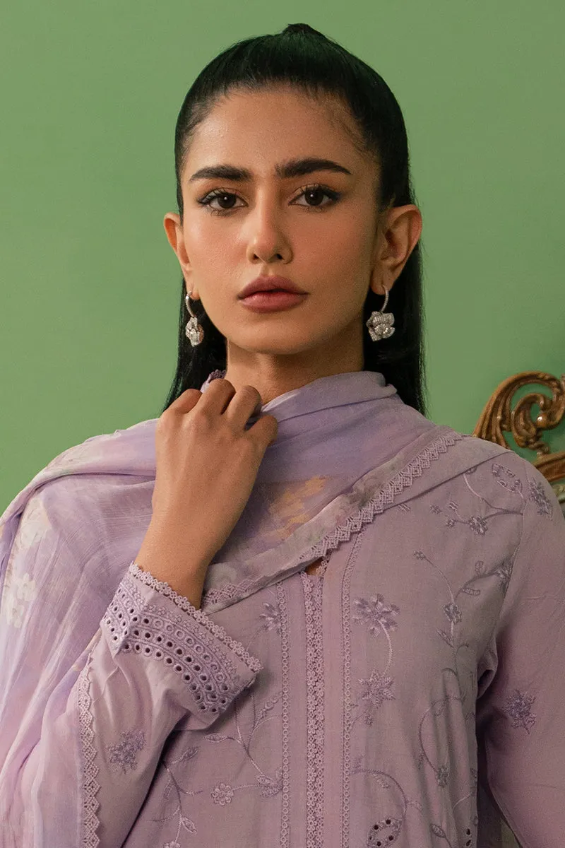 Cross Stitch Mahiri Lawn 2024 – LILAC HAZE-3 PIECE LAWN EMBROIDERED SUIT