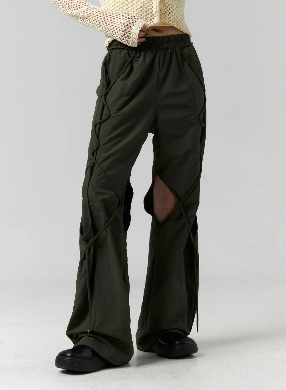 Cutout Cargo Pants CG316