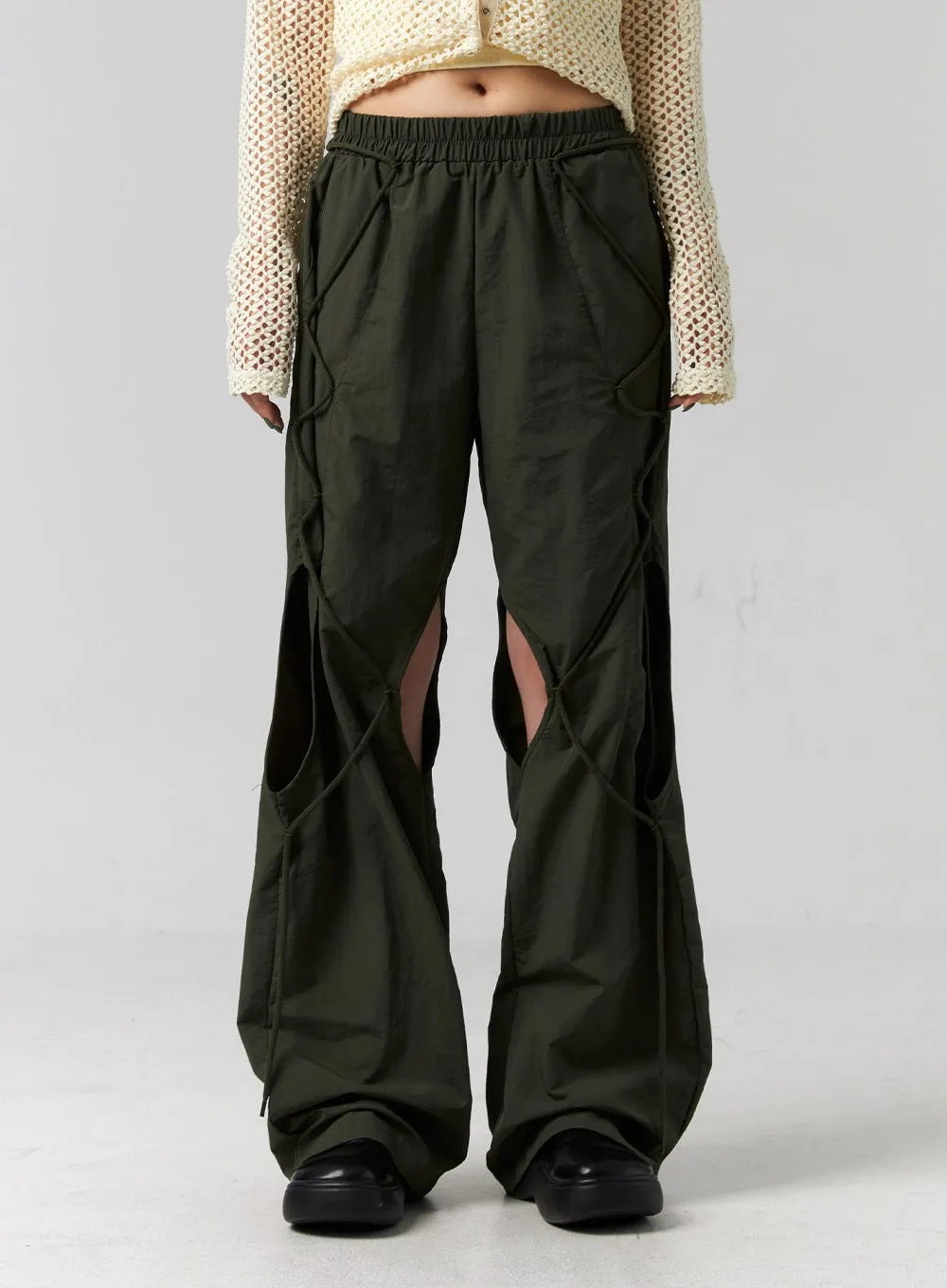 Cutout Cargo Pants CG316