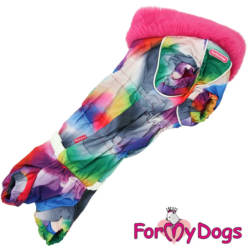 Dachshund Rainbow Rave Winter Suit For Girls SPECIAL ORDER