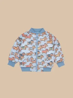 Dino dog reversible boys bomber