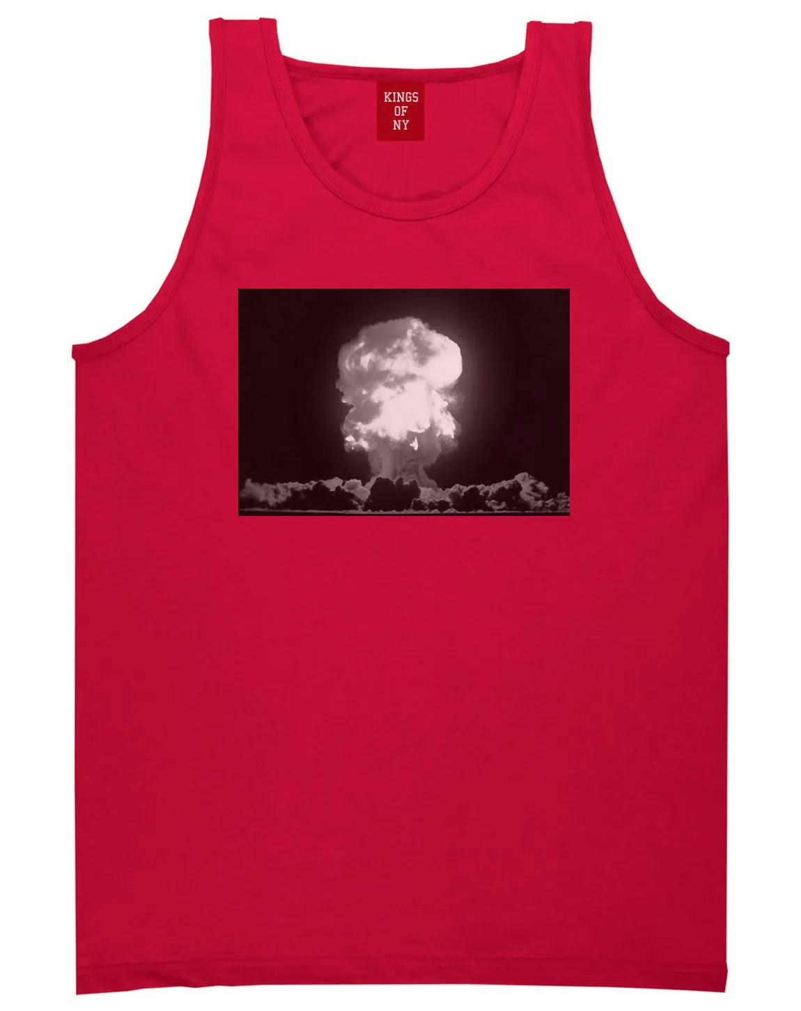 Explosion Nuclear Bomb Cloud Tank Top