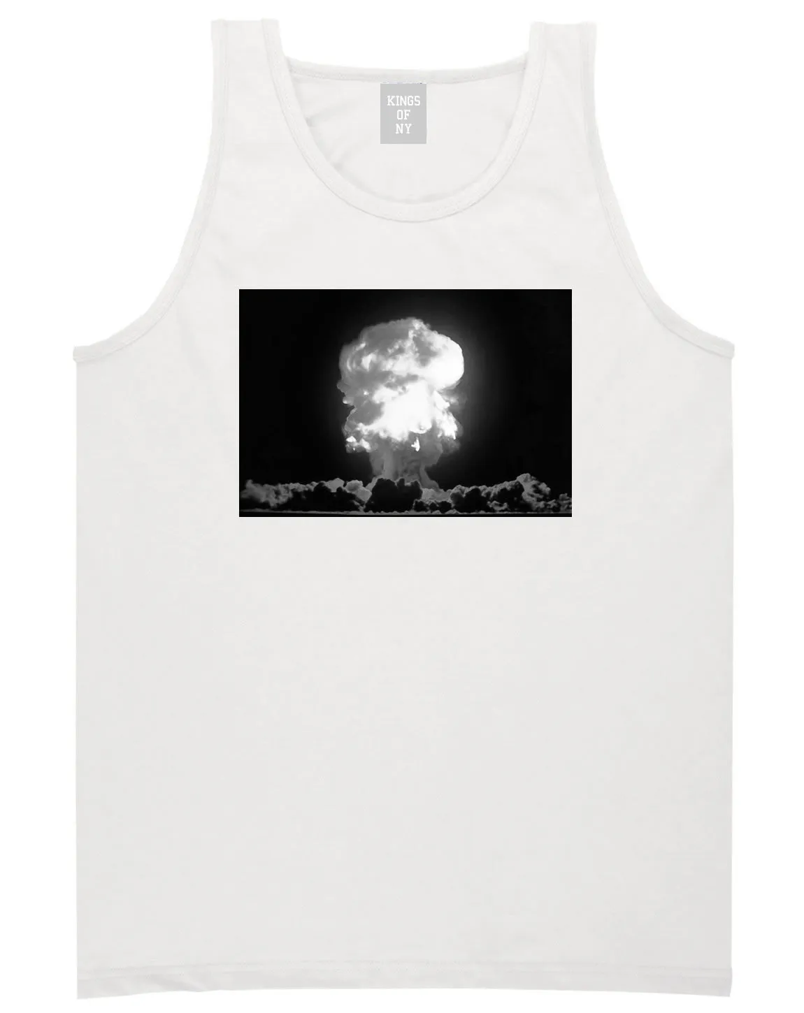 Explosion Nuclear Bomb Cloud Tank Top