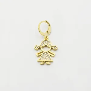 Girl Gold Charm