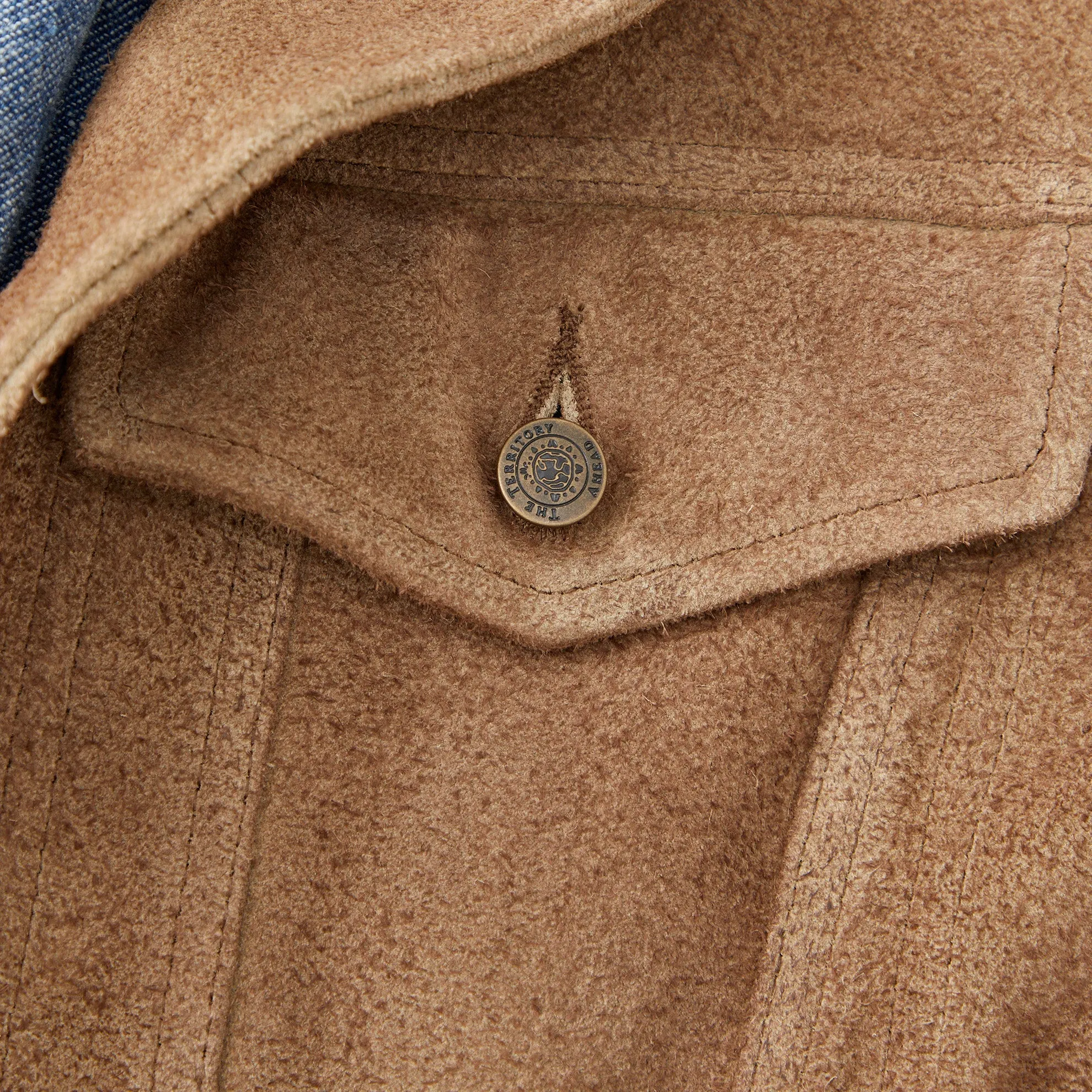 Grand Lake Suede Trucker Jacket - Tall