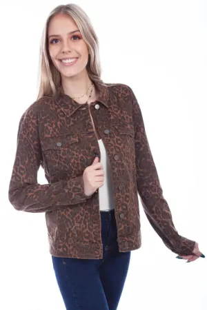 Honey Creek Leopard Denim - Womens Jacket