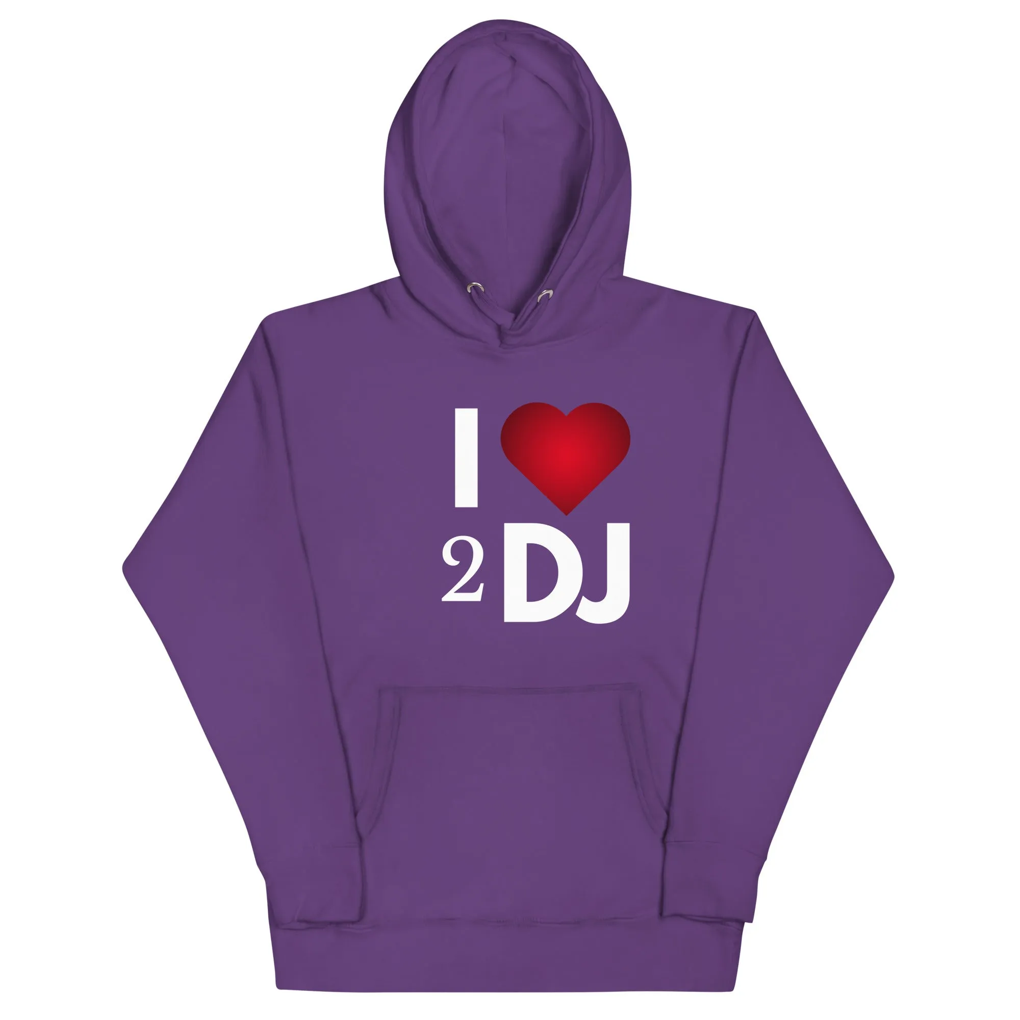 I Love 2 DJ Unisex Hoodie