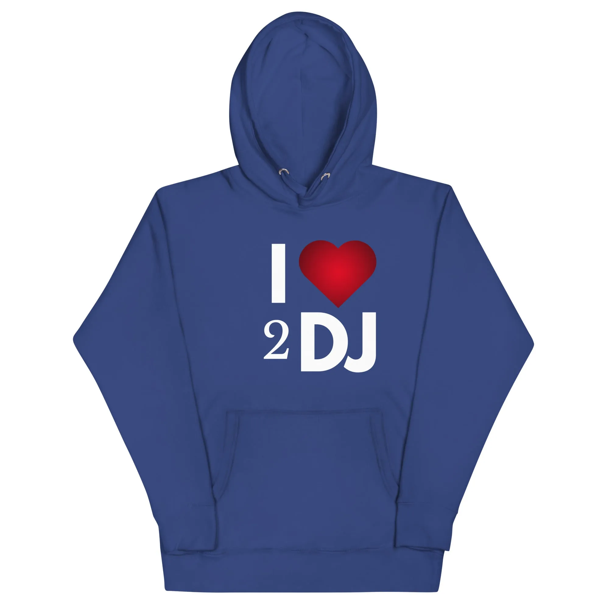 I Love 2 DJ Unisex Hoodie