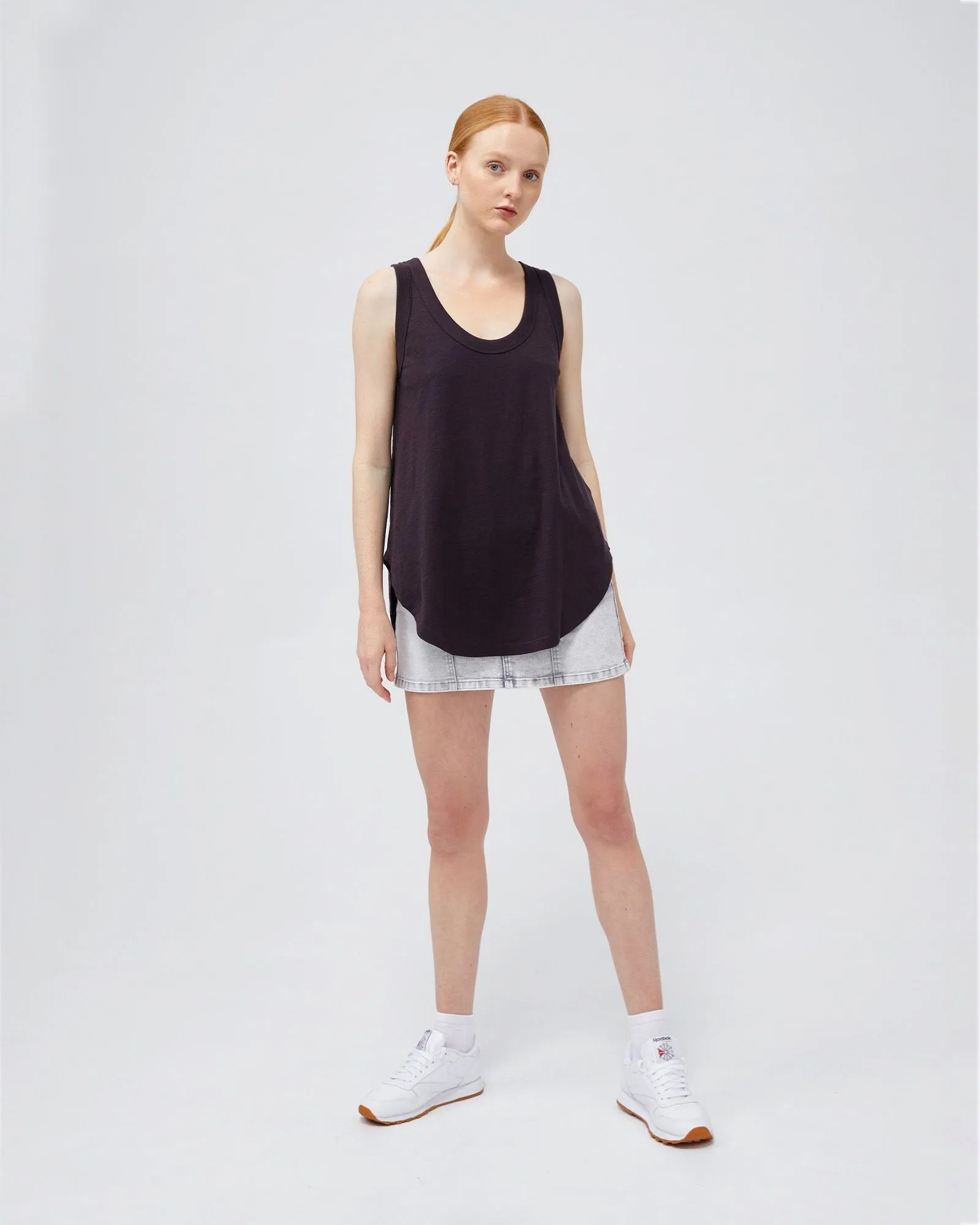 JAC   MOOKI BROOKE TANK IN VINTAGE BLACK