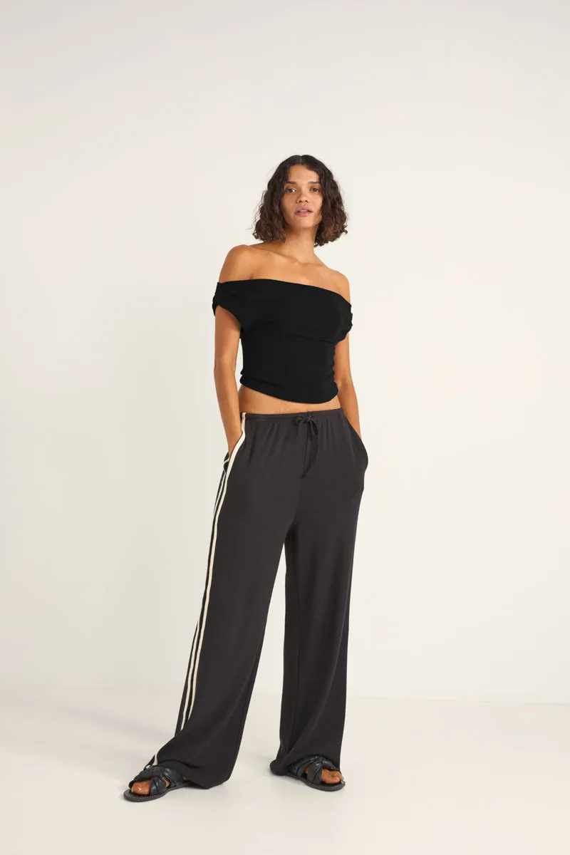 Juno Off Shoulder Top Black