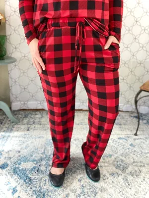 Just For You Plaid Lounge Pants