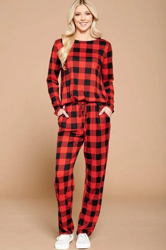 Just For You Plaid Lounge Pants