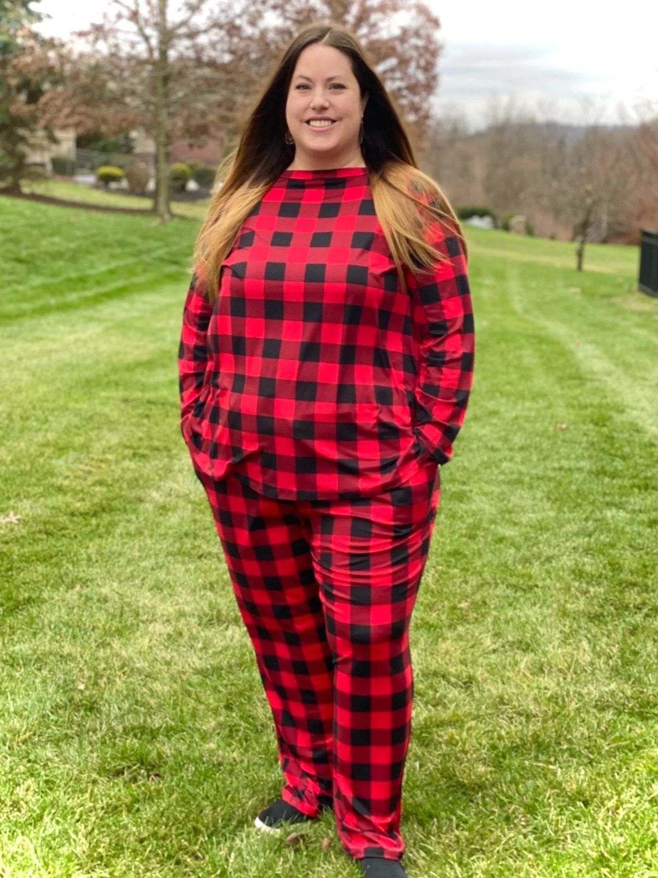 Just For You Plaid Lounge Pants