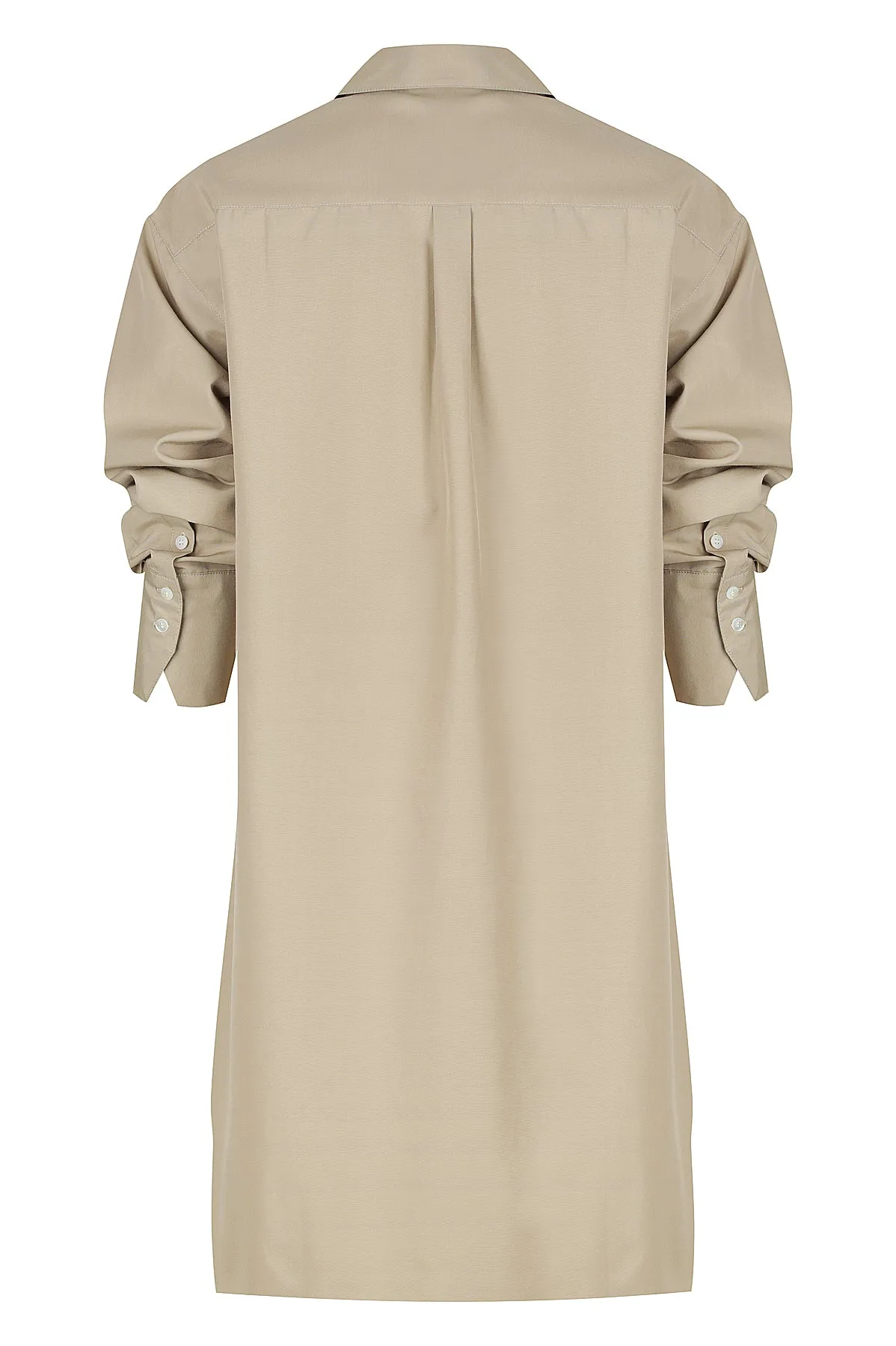 Lara Shirt Dress - Tan