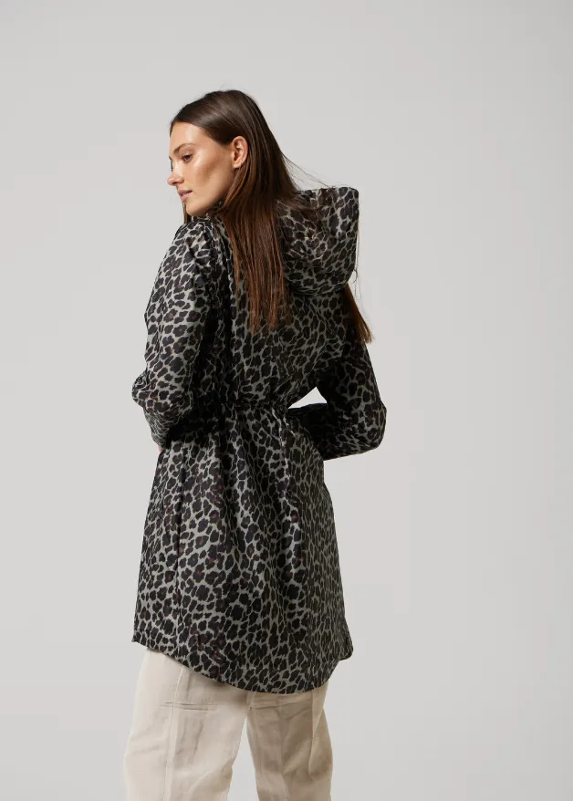 Leopard Raincoat