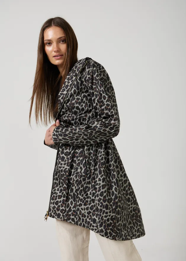 Leopard Raincoat