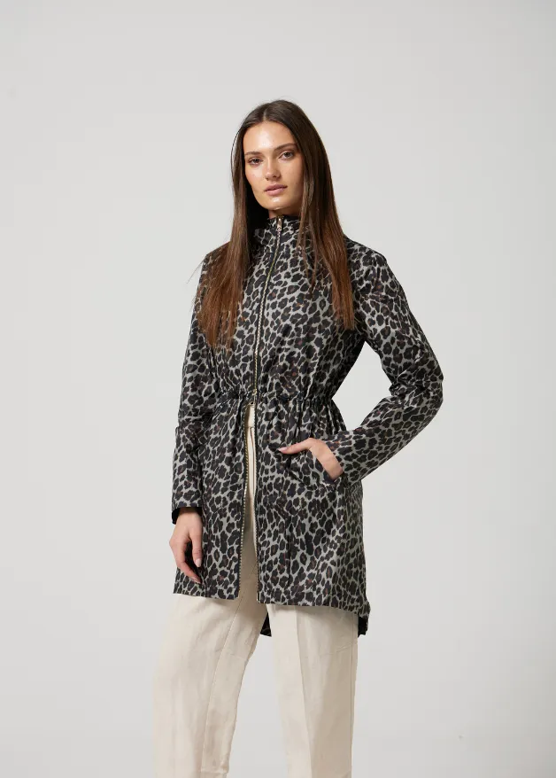 Leopard Raincoat