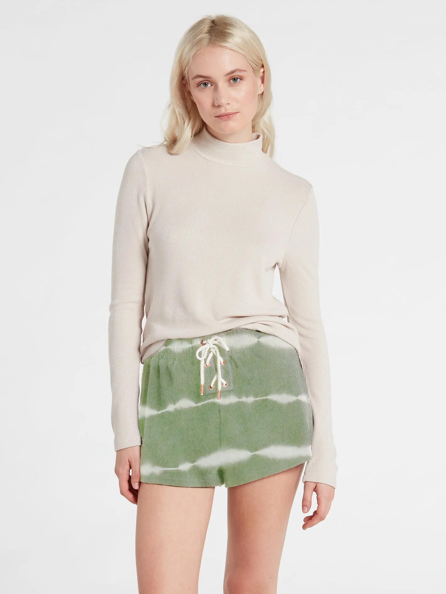 Lived In Lounge Fleece Shorts - Light Army