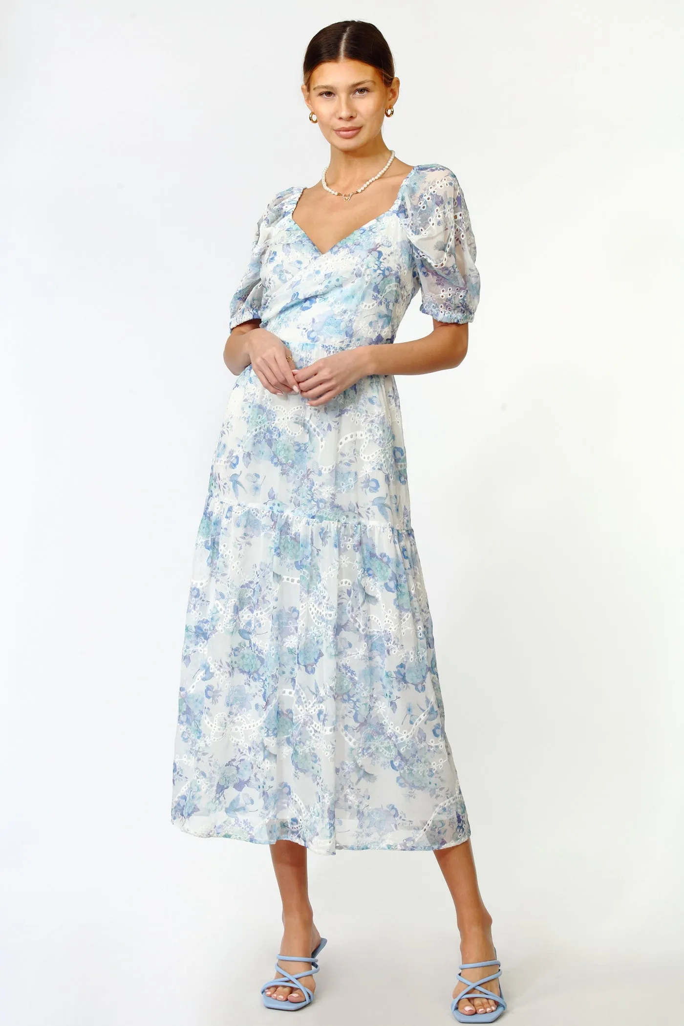 Madeline Faux Wrap Midi