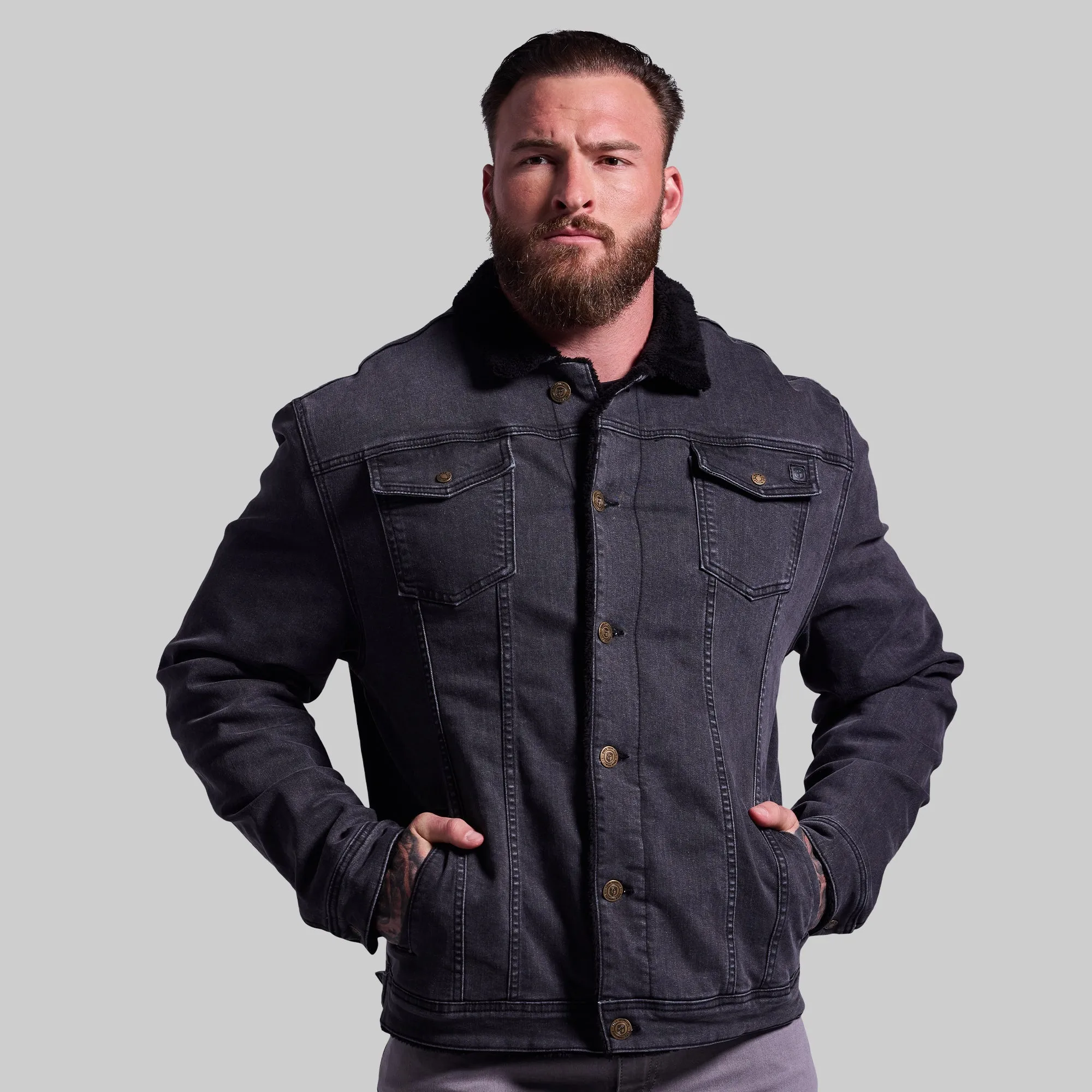 Men's FLEX Stretchy Pioneer Jacket 2.0 (Vintage Grey Wash)