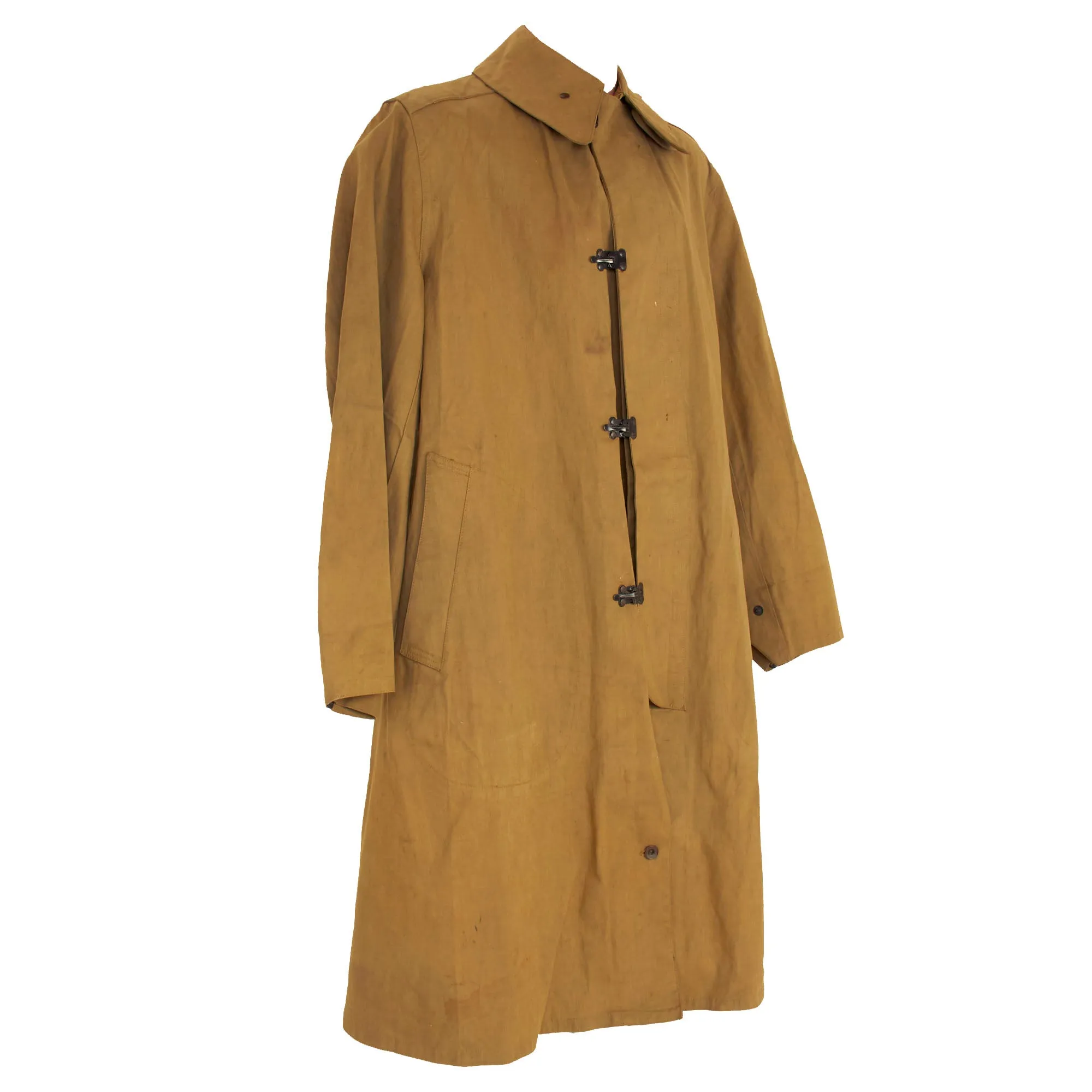 Original U.S. WWI Rare M1917 Dismounted Raincoat by the New York Depot (Benjamin Needle)