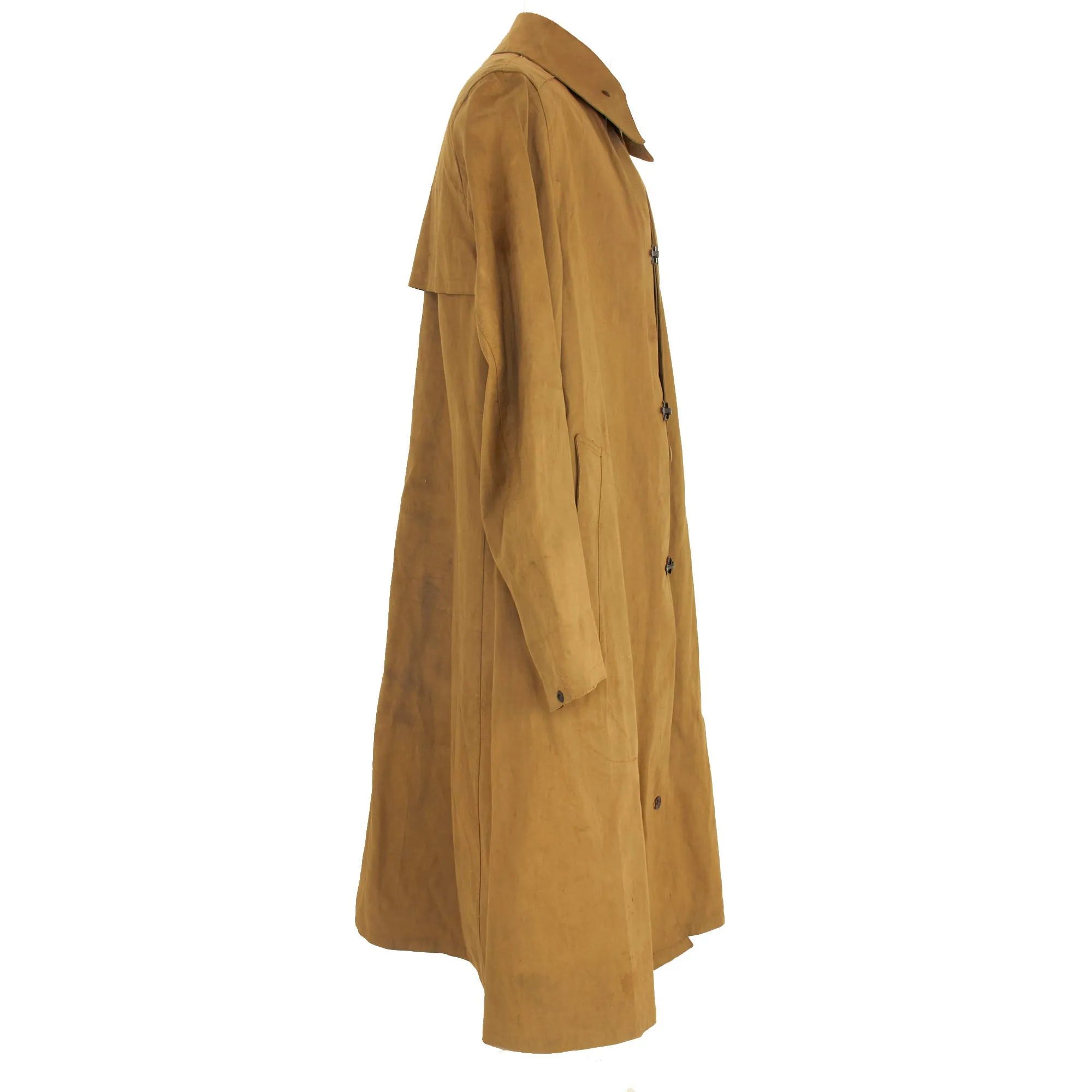 Original U.S. WWI Rare M1917 Dismounted Raincoat by the New York Depot (Benjamin Needle)