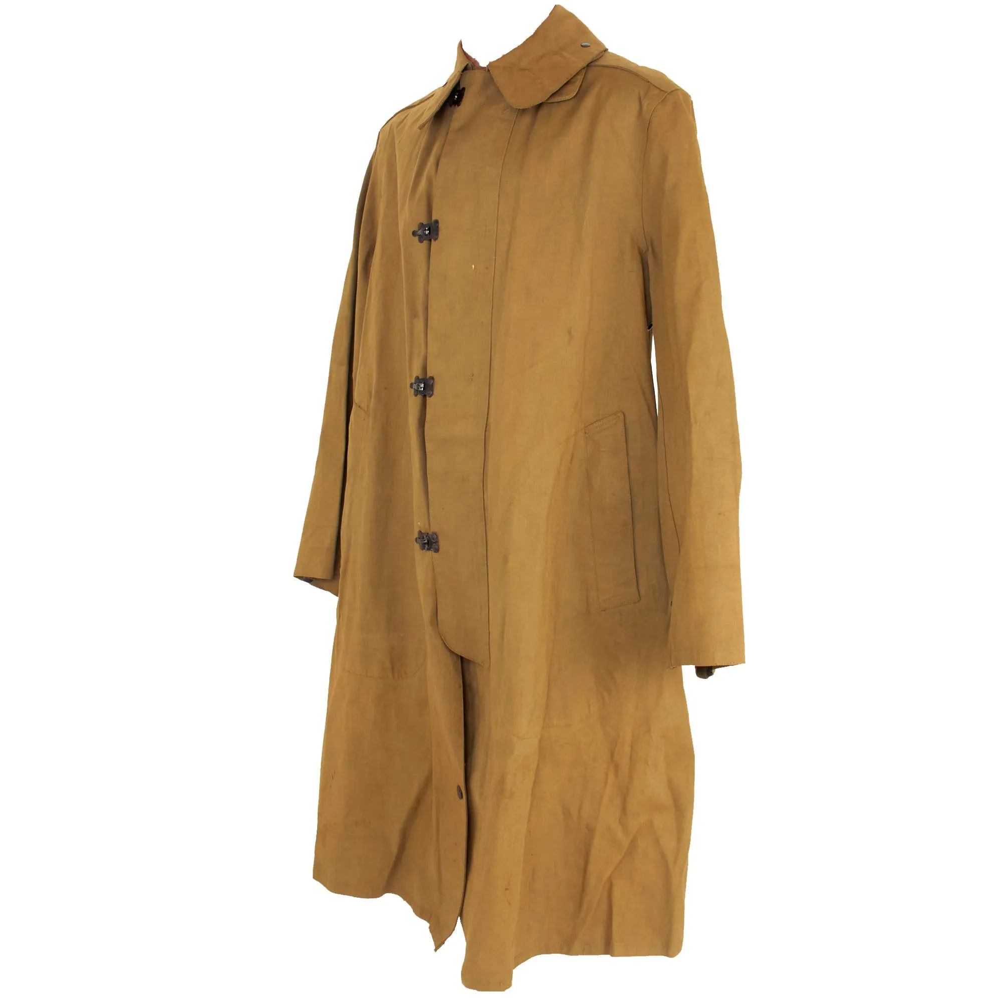 Original U.S. WWI Rare M1917 Dismounted Raincoat by the New York Depot (Benjamin Needle)