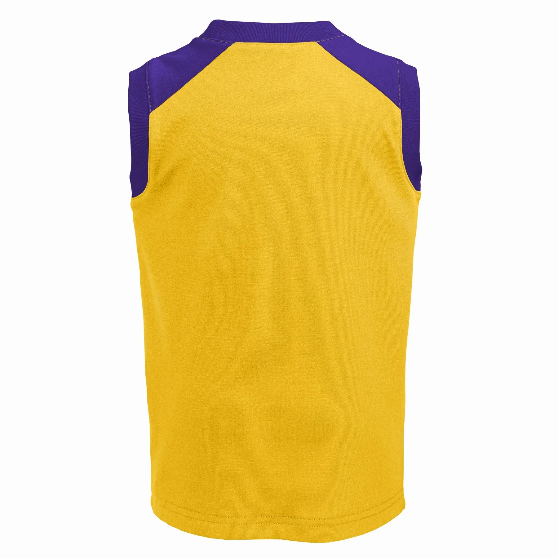 Outerstuff Los Angeles Lakers NBA Boys Infants (12M-24M) Training Camp Tank & Short Set, Gold/Purple