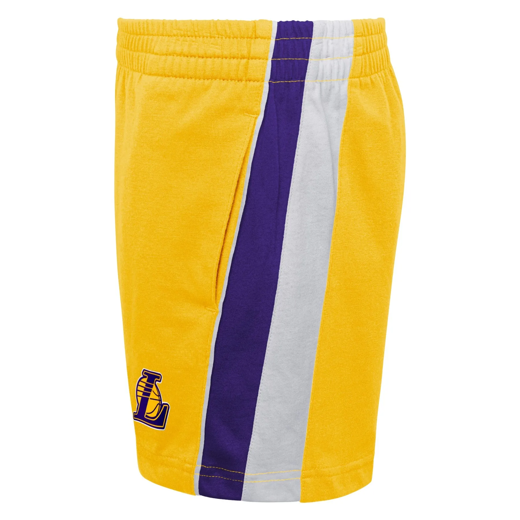 Outerstuff Los Angeles Lakers NBA Boys Infants (12M-24M) Training Camp Tank & Short Set, Gold/Purple