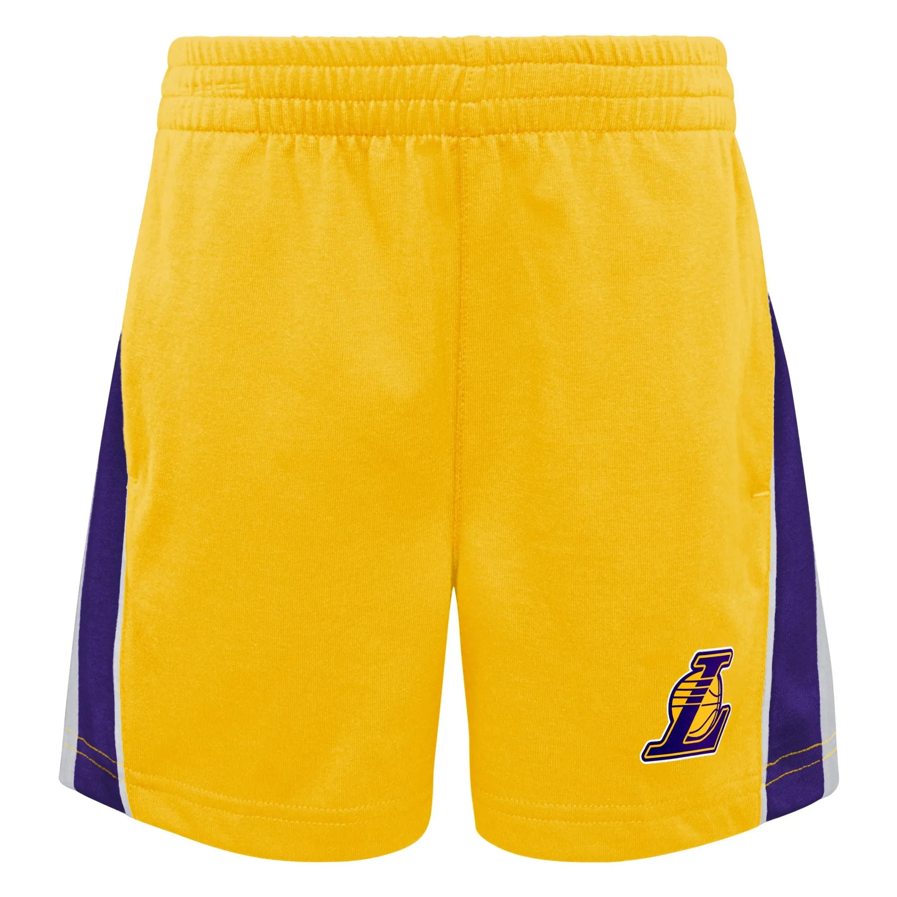 Outerstuff Los Angeles Lakers NBA Boys Infants (12M-24M) Training Camp Tank & Short Set, Gold/Purple