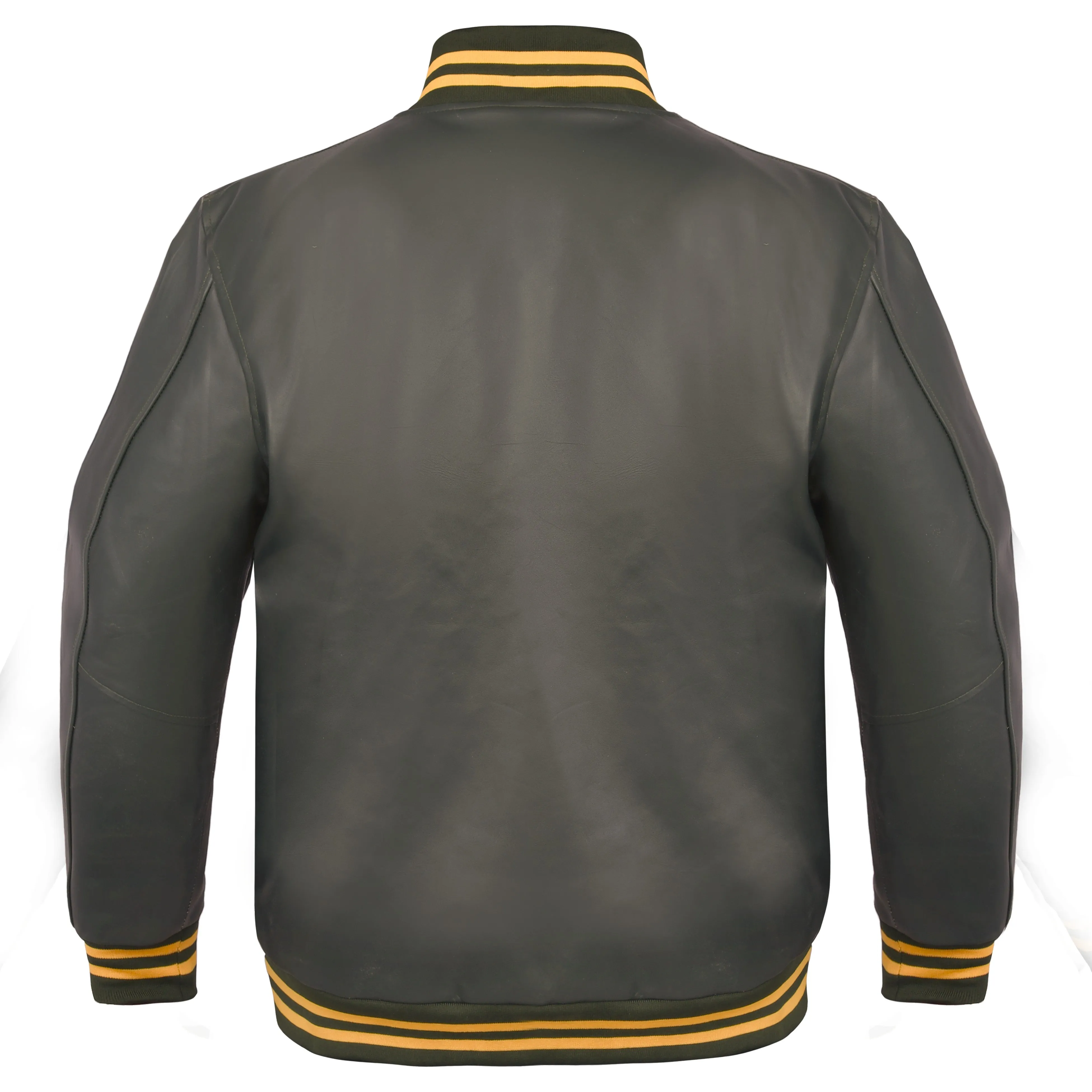 Past Master Blue Lodge Jacket - Leather With Customizable Gold Embroidery