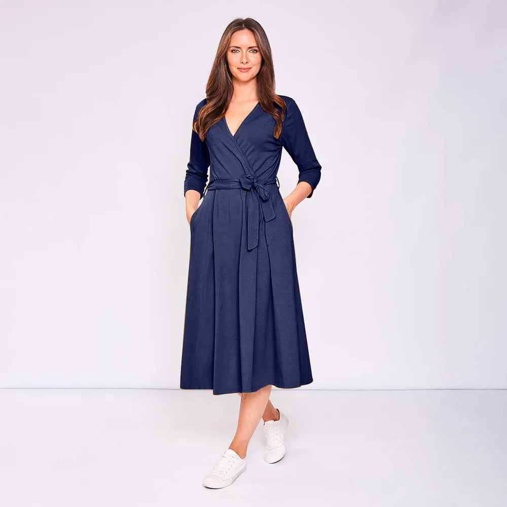 Penny Dress (Navy)