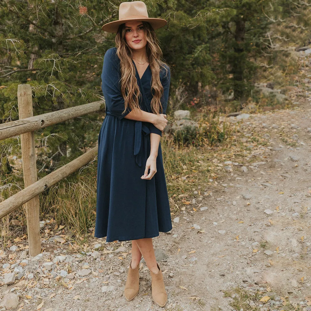 Penny Dress (Navy)